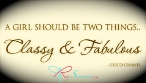 Would you rather be classy and fabulous or modest?